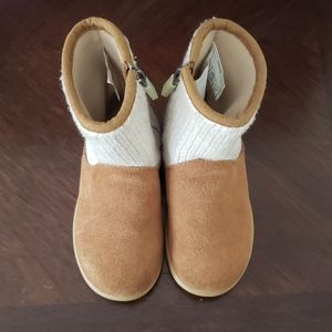UGG Toddler Chestnut Short Knit Ankle Boots
